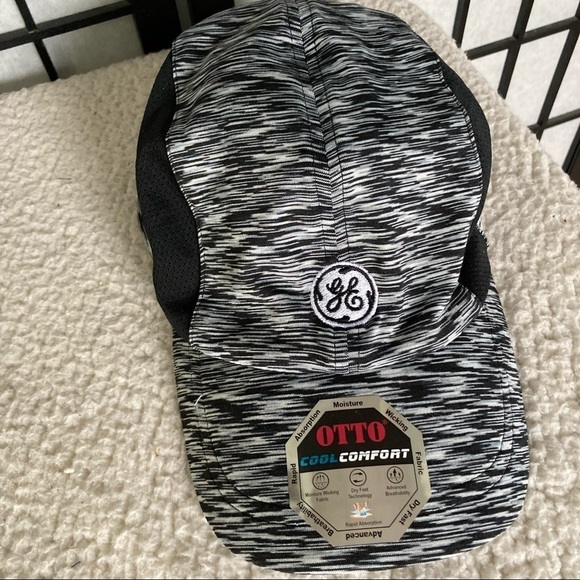 NEW Otto Lightweight Adjustable Athletic Golf Running Performance Black Hat - Picture 2 of 8